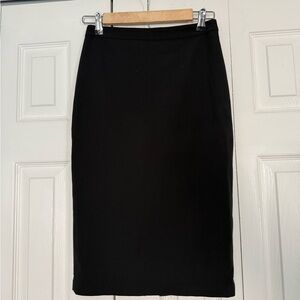 BCBGMaxAzria Elegant Black Pencil Skirt